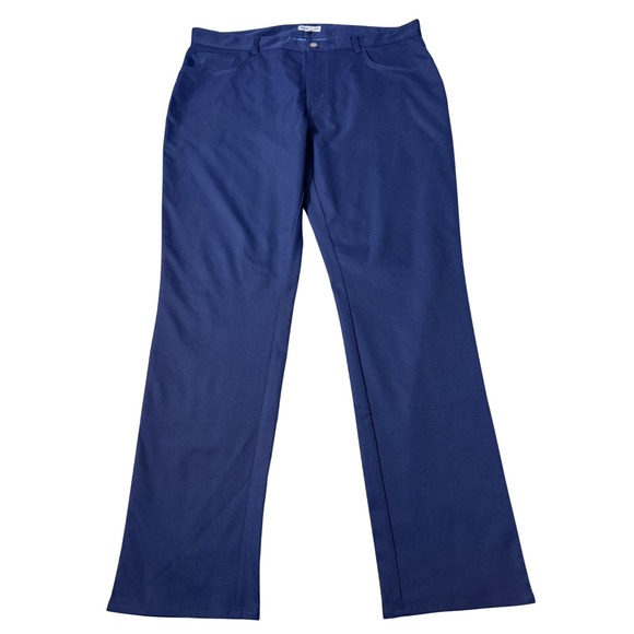 Peter Millar Other - Peter Millar Mens Performance Golf Pants Navy Blue 5-Pocket 38x32 Stretch SKU242